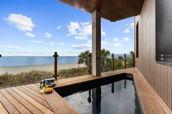 New Construction, Beachfront, Modern, Club access