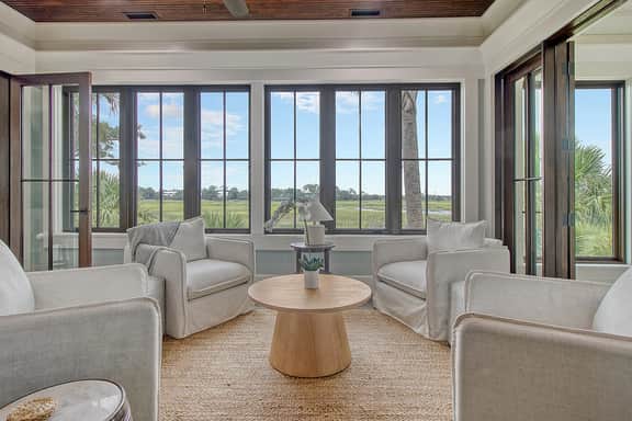 Spectacular river views from this charming home