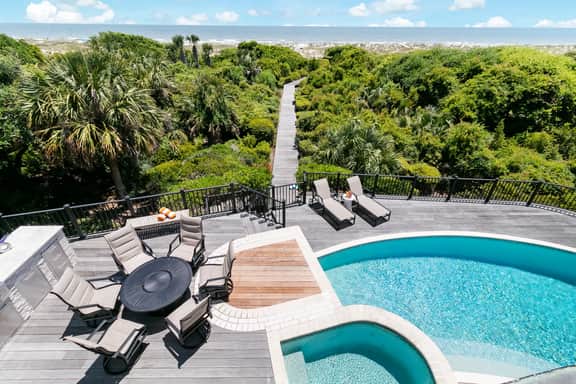 Luxury Oceanfront home, pool, hot tub