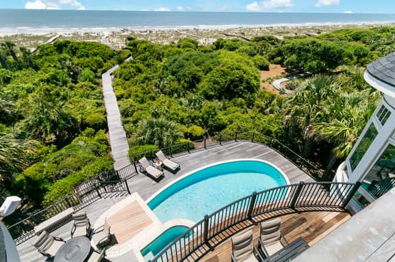 Luxury Oceanfront home, pool, hot tub