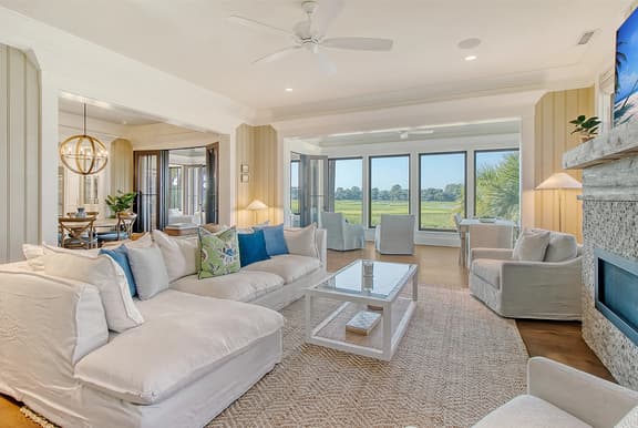 Spectacular river views from this charming home